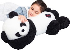 Aiuidun Giant Panda Bear Stuffed Animal Plush Toy Sleeping Cushion Gift (80cm/31