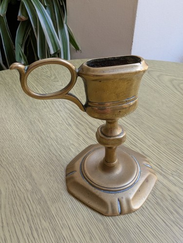Victorian bel brass candle - victorian,
