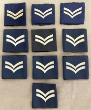 x10 British RAF Corporal Rank Slide Military Job Lot