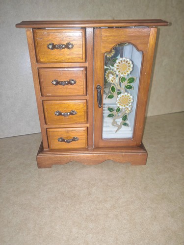 Vintage wooden wardrobe - vintage,