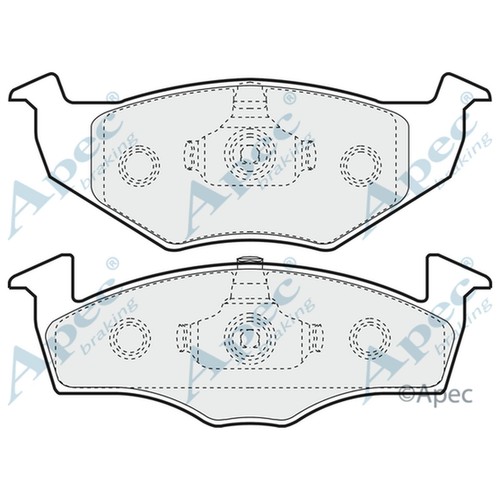 Brake pads set for - set,