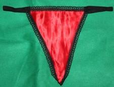 Fabulous RED & Black Satin Low