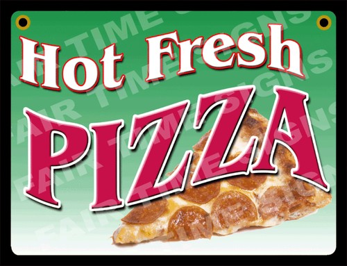 Pizza sign concession - pizza,