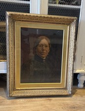 Antique 19th Century Gilt Wood Glazed Picture Frame Fits 35 x 46 cm’s