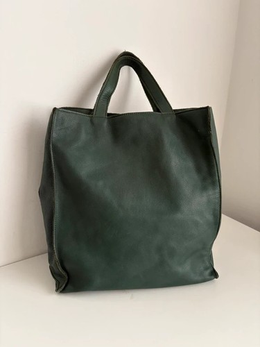 Gap large green leather bag