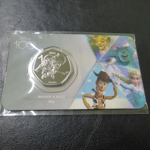 Disney woody buzz 50p coin - buzz,