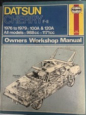 Haynes Manual Datsun Cherry, 1976-79 100A & 120A
