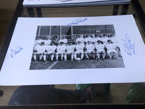 Leeds united signed picture - leeds,
