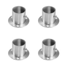 4pcs Wardrobe Pipe Bracket
