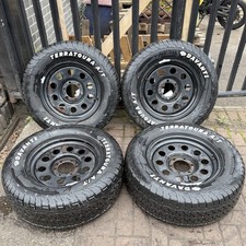 Alloy Wheels And Tyres See Description for PAJERO SHOGUN SPORT K94W MK1 2.5D