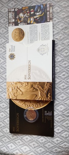 2012 gold sovereign coin - 2012,