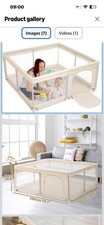 Beige Bay Playpen 180x200 CM