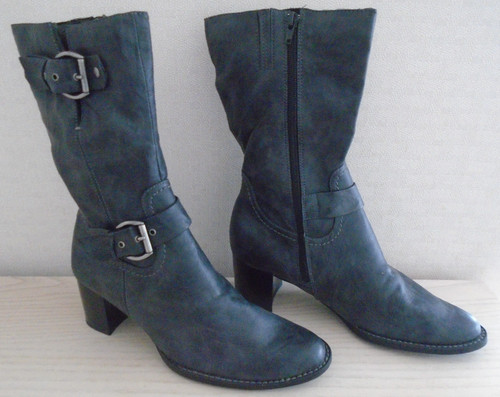 Ladies calf length boots - length,
