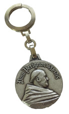 DOM PERIGNON  Champagne SILVER tone METAL keyring VINTAGE RARE NEW OLD STOCK