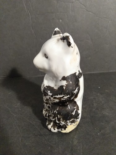 Vintage ceramic panda bear - ceramic,