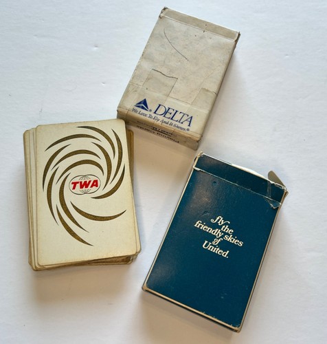 Lot decks vintage airline - lot,