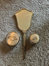 Antique Vintage Brass Bevelled