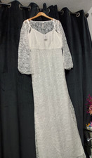 Coast Ivory Lace Sequin Column