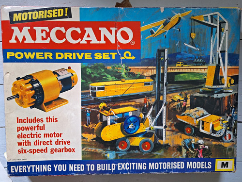 Meccano power drive motorised - meccano,