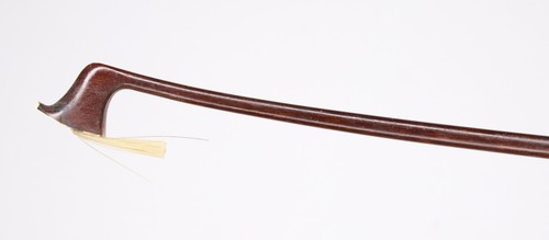 Silver mounted violin bow