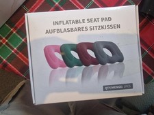 Ergonomic Seat Pad Inflatable Seat Support Adjustable Comfort Reduces Fatigue