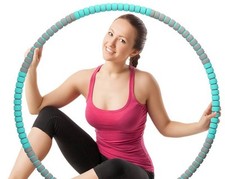 Weighted fitness padded hula - weighted,