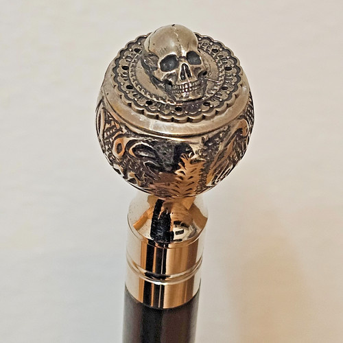 Wooden walking stick cane - walking,