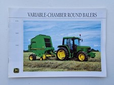 JOHN DEERE 570 580 590 VARIABLE CHAMBER ROUND BALER SALES BROCHURE