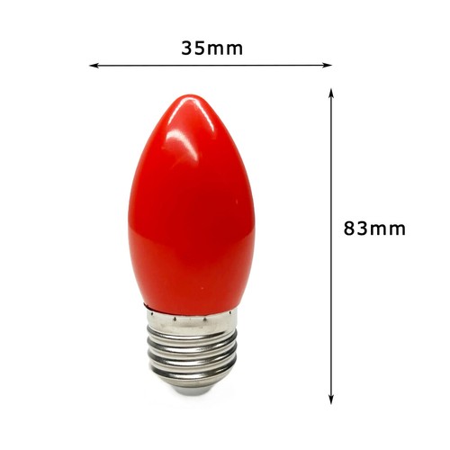 Coloured led candle - coloured,