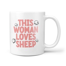 Funny Loves Sheep Gift Mug -