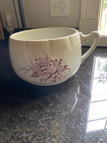 Antique ironstone hand painted - antique,