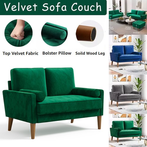 Seater velvet sofa - 2,