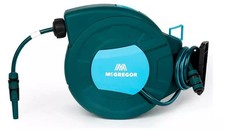 McGregor 20m Auto Rewind Wall Mounted Hose & Storage Reel NO OUTDOOR TAP CONNECT