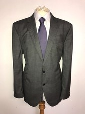 TROTTER & DEANE - Mens GREY WOOL SUIT - UK 48 Reg - W42 L32 - NICE SUIT