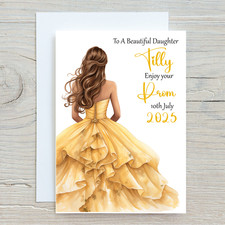 Personalised prom card school - prom,