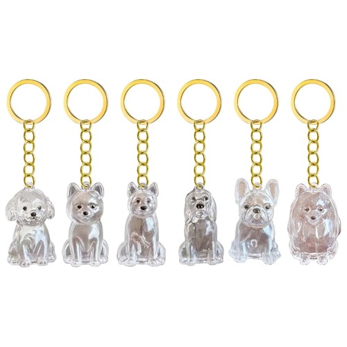 Dog hair memorial box keychain - memorial,