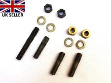 LAMBRETTA EXHAUST CARB INLET MANIFOLD STUD KIT BRASS NUTS WASHERS CARBURETTOR