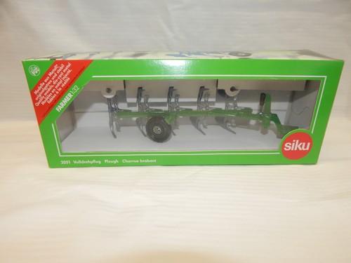 Siku gassner plough green 2051 - plough,