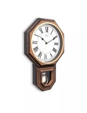 Acctim Woodstock Pendulum Wall Clock Quartz Pendulum Movement Dark Wod Efect M2M