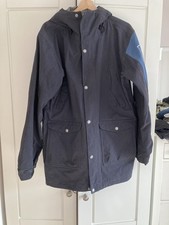 Men’s Bonfire Barrell Black/Blue High Waterproofing Snowboarding Coat M/L