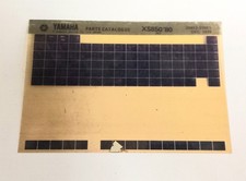 Yamaha XS 850 4E2 1980 Spare Parts List Microfiche ( Dec 1979)