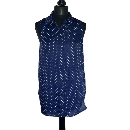Navy blue polka - navy,