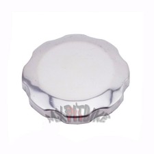 Steel Fuel Gas Tank Cap Silver