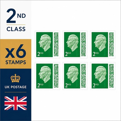 2nd class stamps barcoded - class,