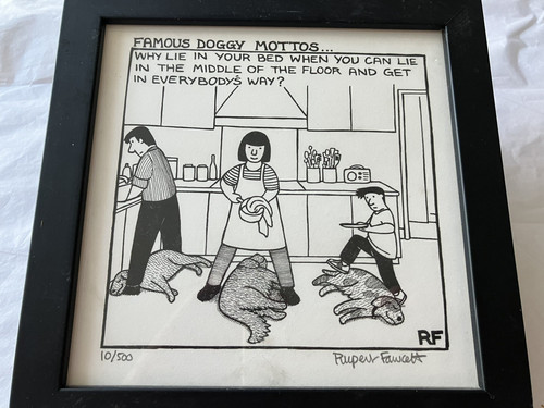 Off the leash framed - leash, l/e