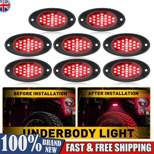 Red led rock lights - rock, for