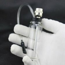 1pc Portable Mini Water Bong Herb Smoking Pipe Aluminum & Glass Tobacco Pipe