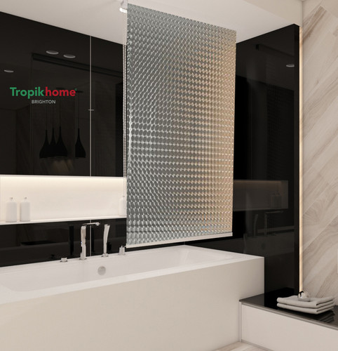 Bathroom shower curtain - bathroom,