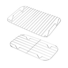 Cooling Rack Non-Stick Grill Rack Stainless Steel Kitchen Gadget Grill Roast