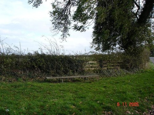 Photo 6x4 rotting bench near - photo,